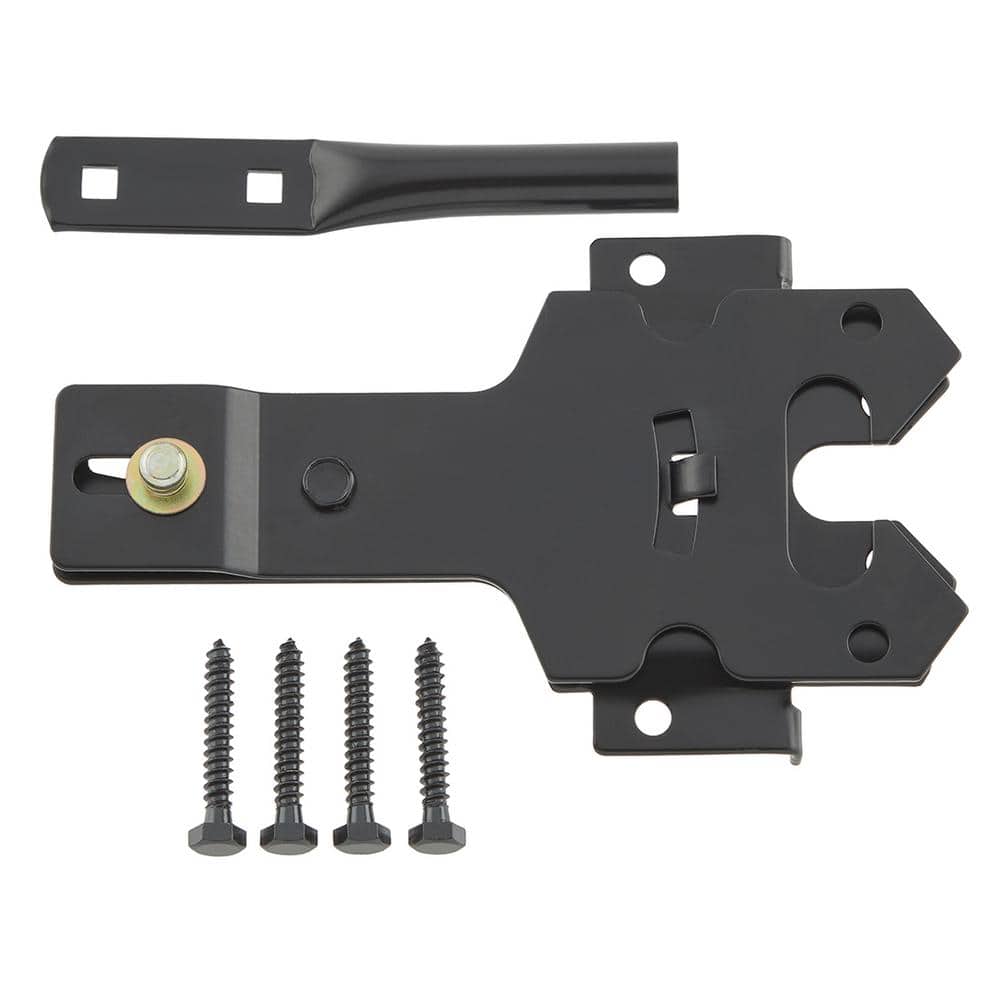 Black Deluxe Post Latch - Hercitys