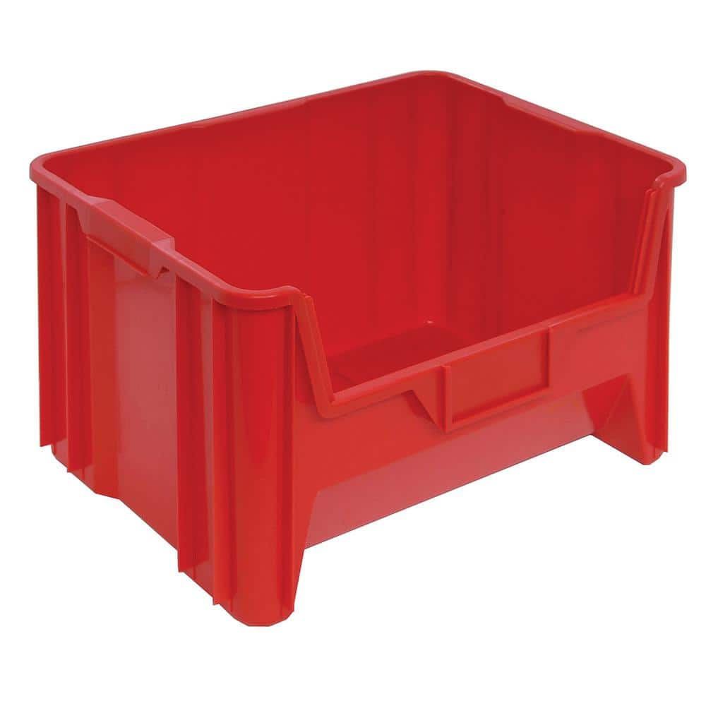 Giant Stack 41.66 qt. Container in Red (3-Pack) - Hercitys