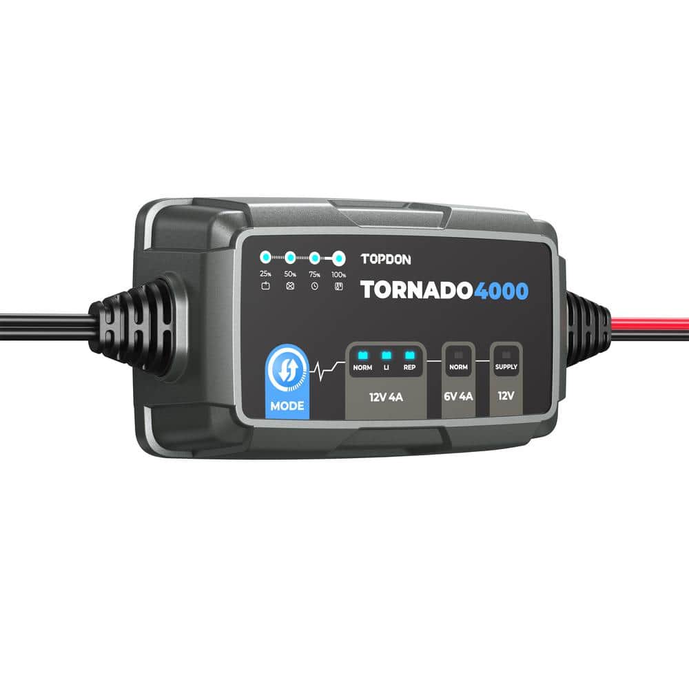 Tornado4000-4A Smart Battery Charger - Hercitys