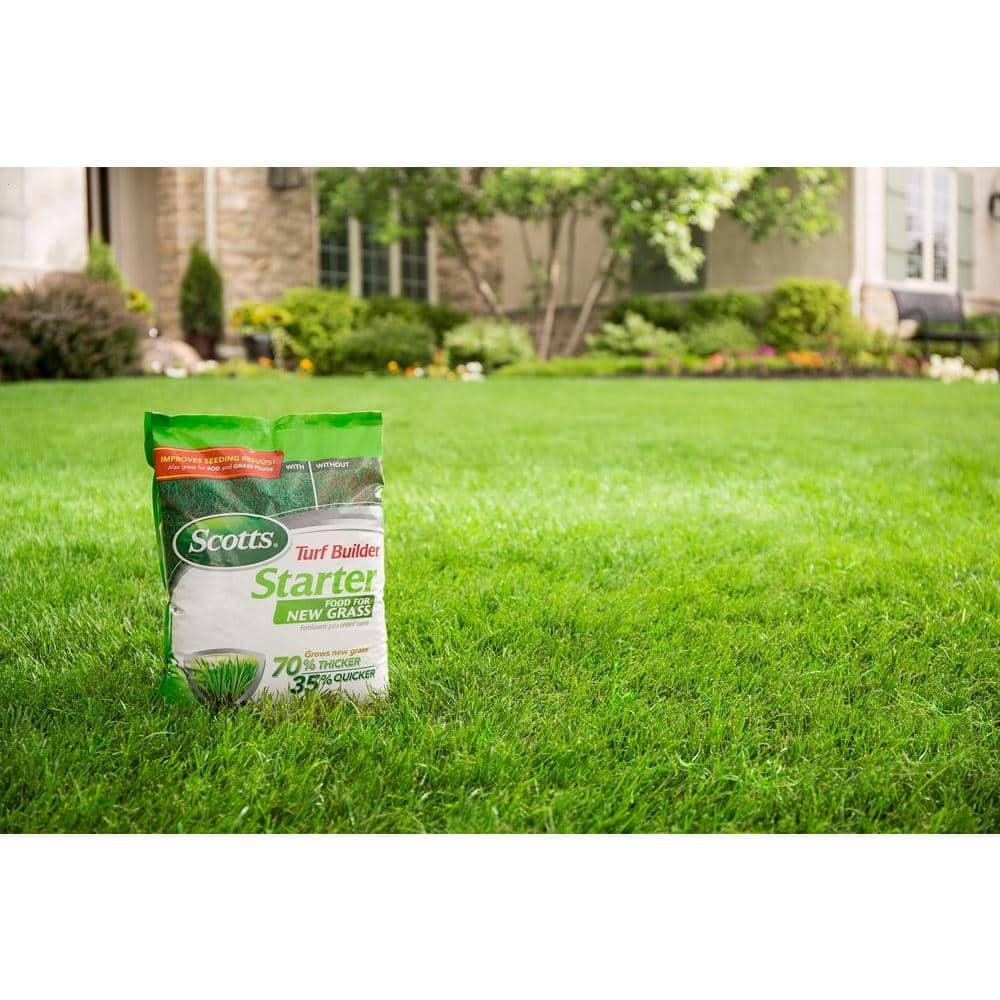 Turf Builder 3 lbs. 1,000 sq. ft. Starter Fertilizer for New Grass, Use When Planting Seed - Hercitys