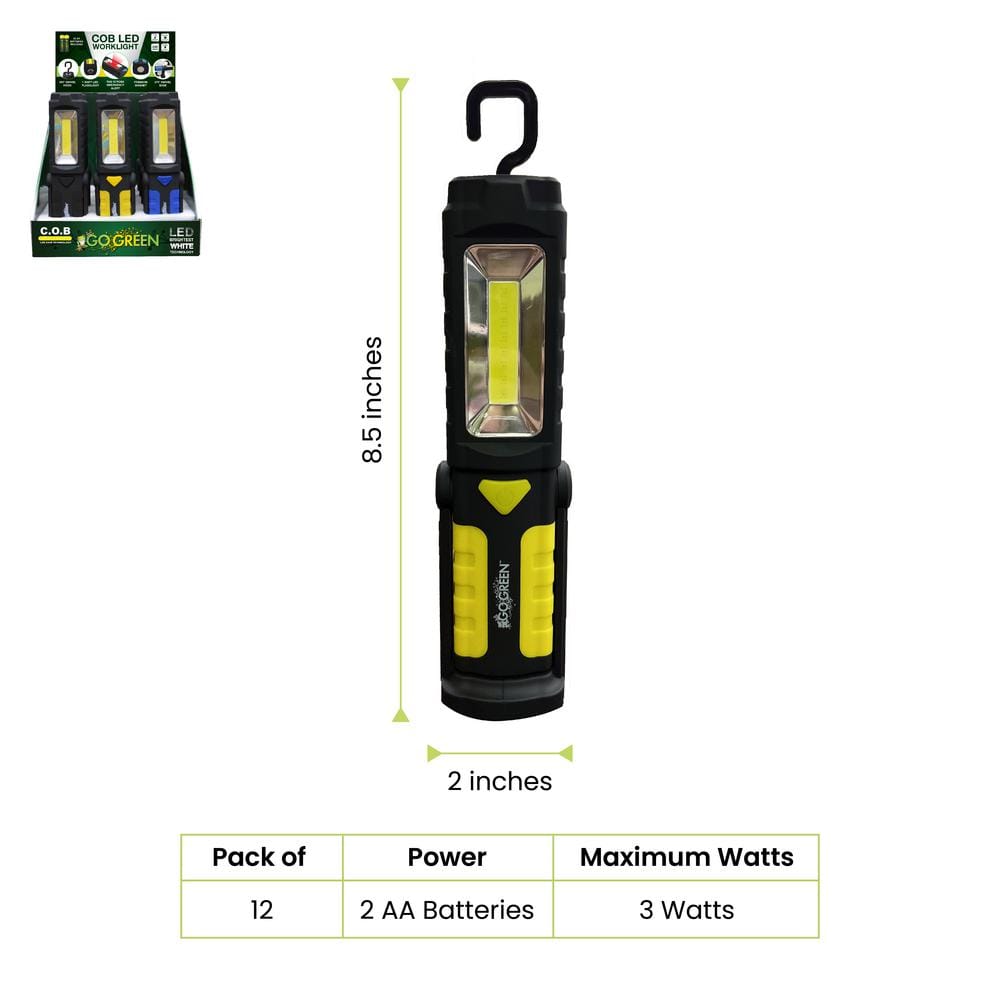 COB LED Worklight Display (12-Piece) - Hercitys