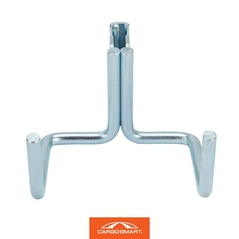 Zinc Plated Dual Arm Tool Hook (1-Pack) - Hercitys