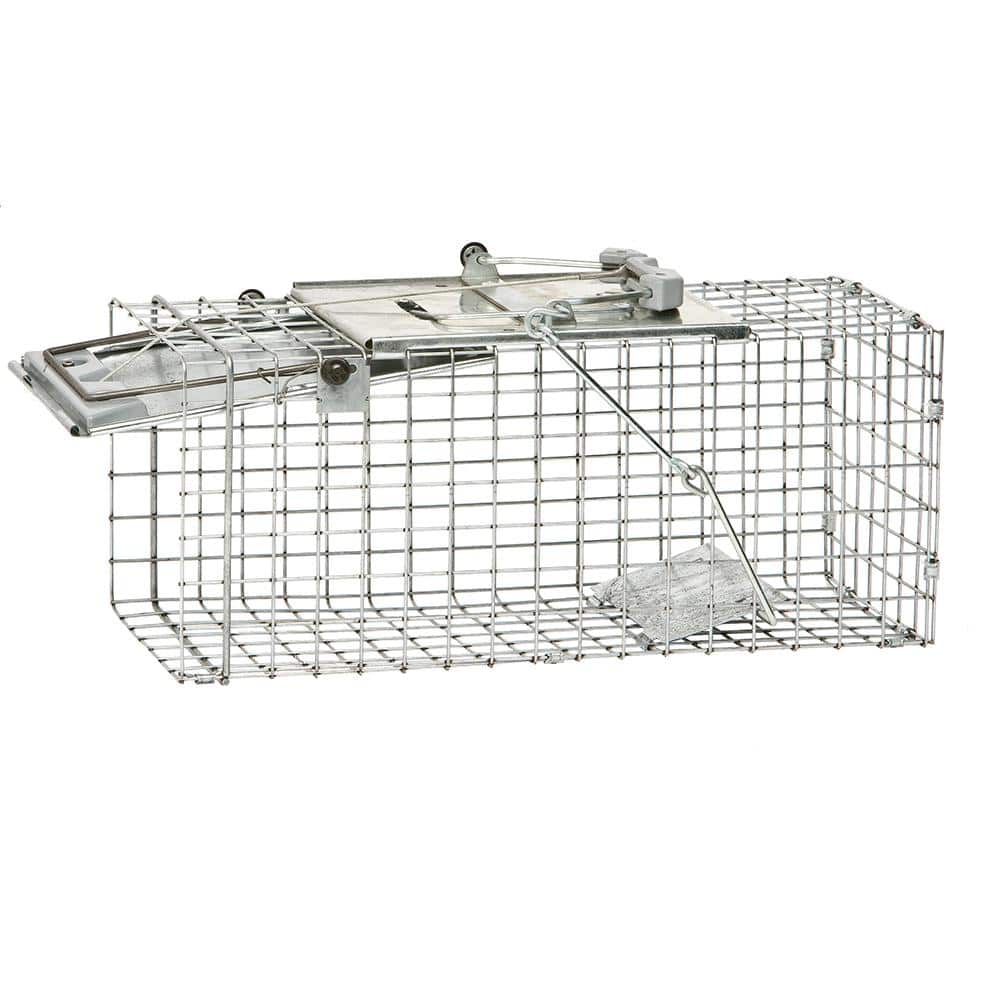 Small 1-Door Easy Set Humane Catch-and-Release Live Animal Cage Trap for Squirrel and Rabbit - Hercitys