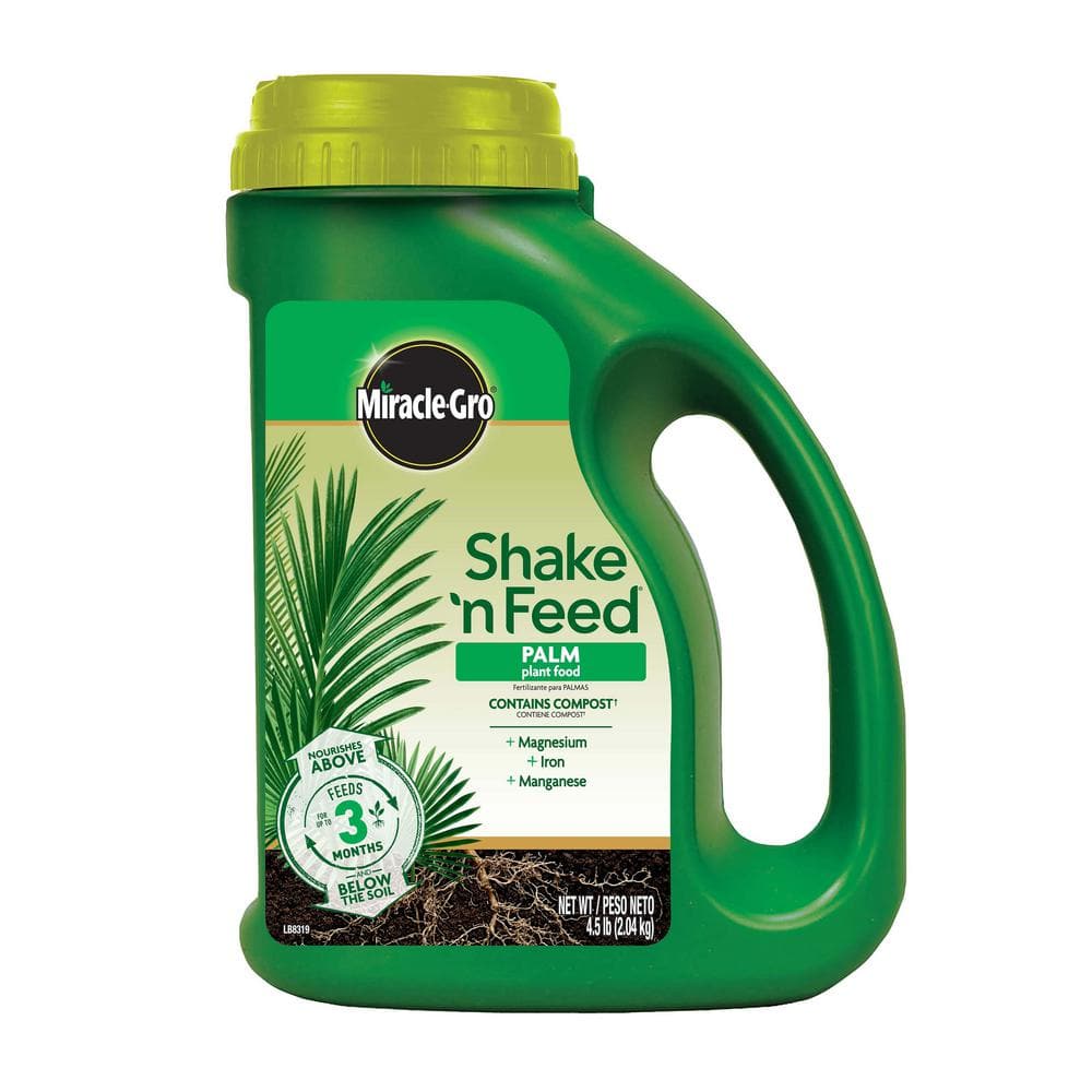 Shake N Feed Palm Plant Food 4.5 lbs. For Container/In-Ground Palm Trees, Cycads, Tropical Plants, Dry Fertilizer - Hercitys