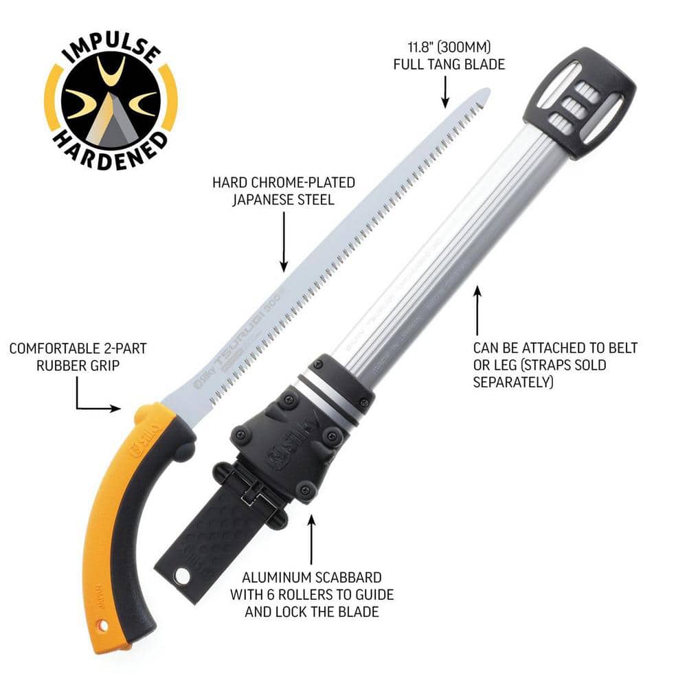 TSURUGI 12 in. Medium Teeth Tree Saw - Hercitys