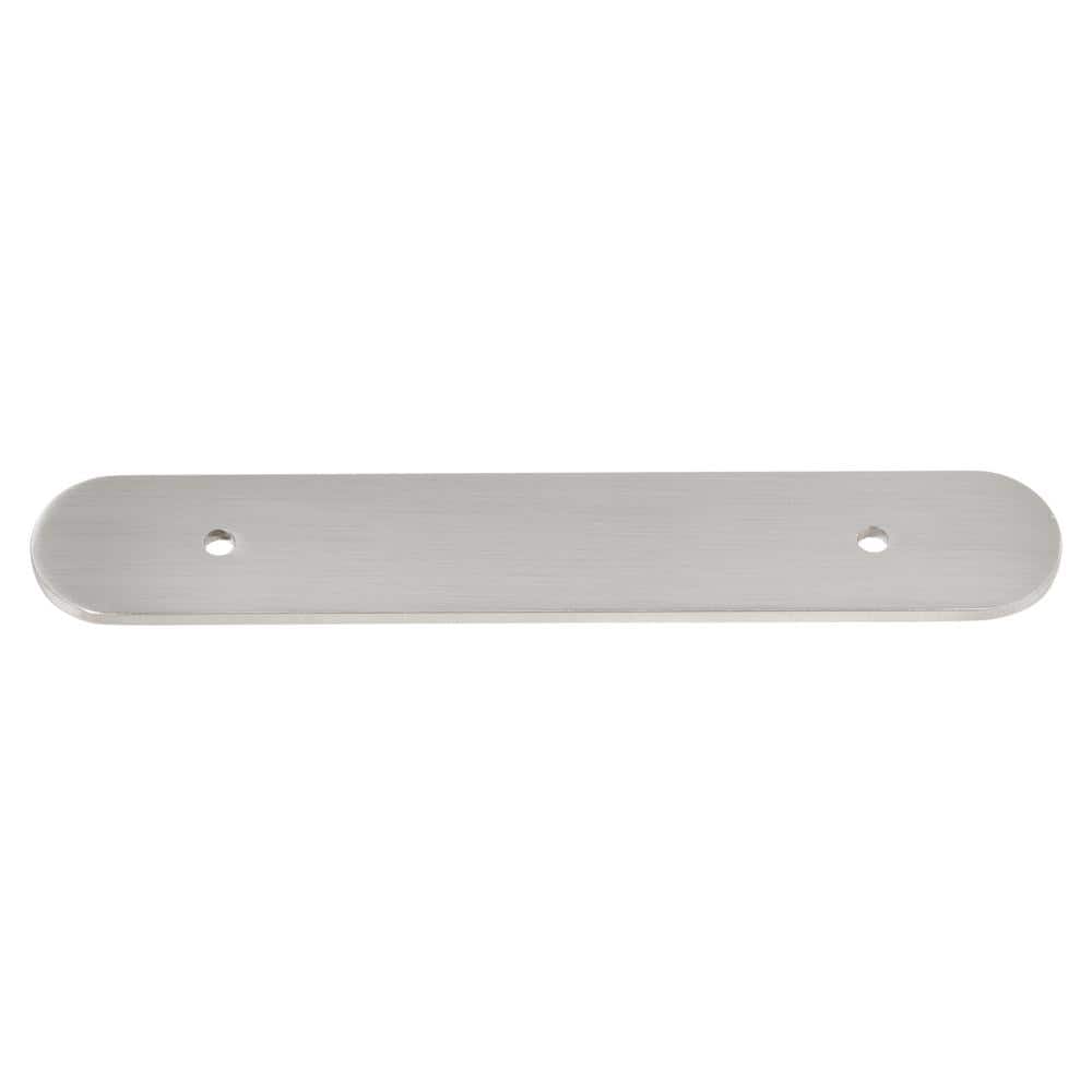 6 in. Rounded Cabinet Backplate 3-3/4 in. Center to Center, 6343-96-SN - Hercitys