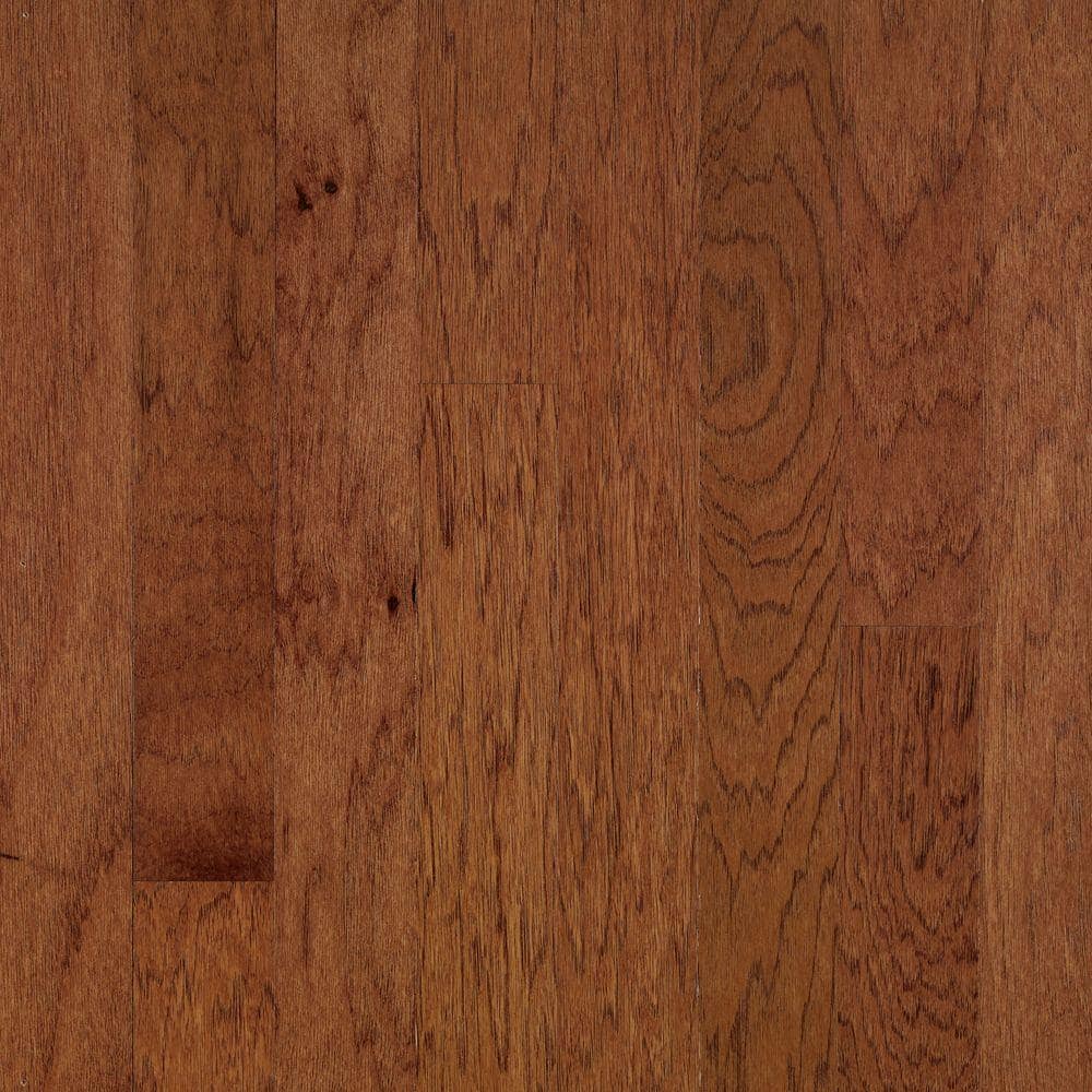 Brandy Wine Hickory 3/4 in. Thick x 3/4 in. Wide x 78 in. Length Solid Hardwood Quarter Round Molding - Hercitys
