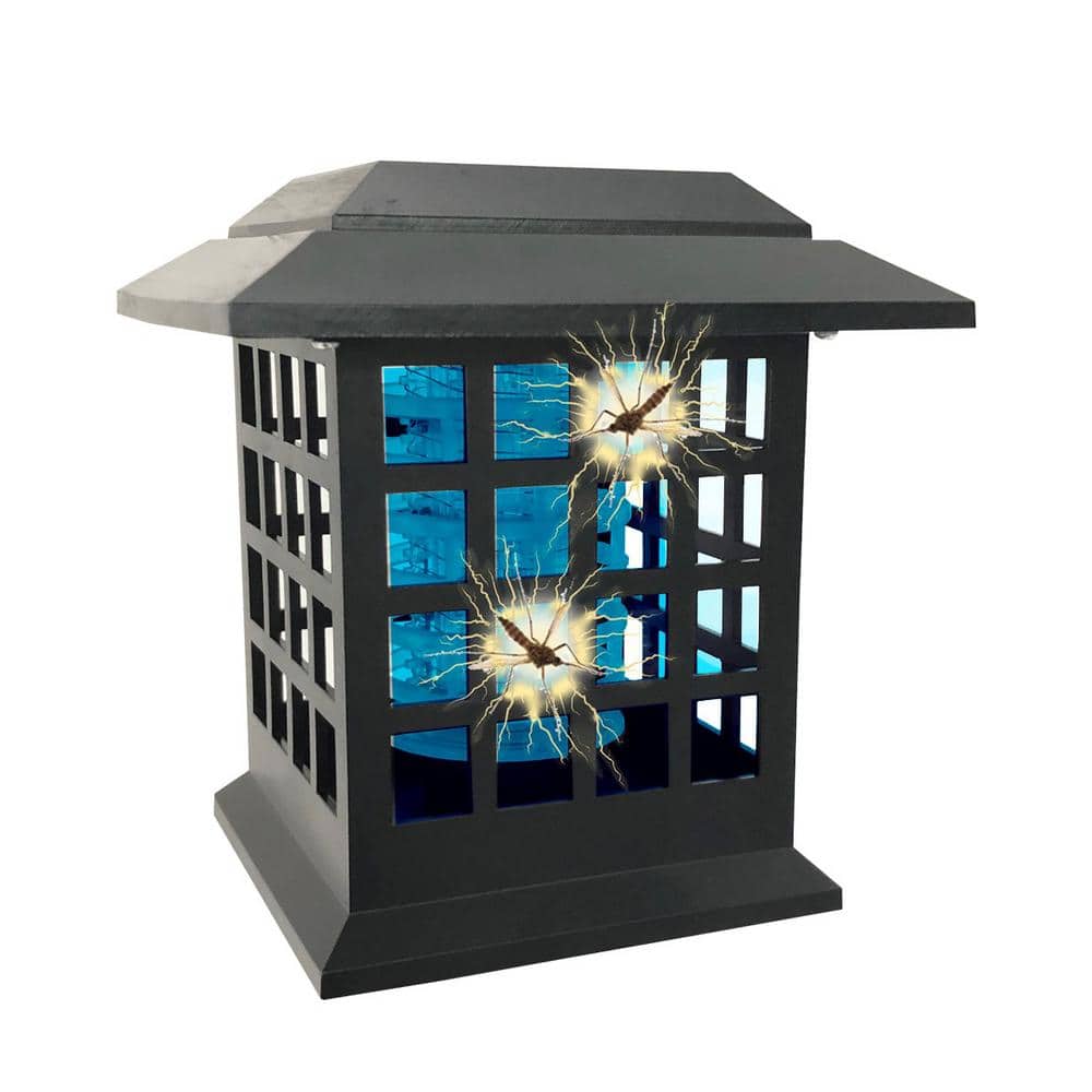 Solar Powered Cordless Dual Lighting Modes Bug Zapper (2-Stakes) - Hercitys