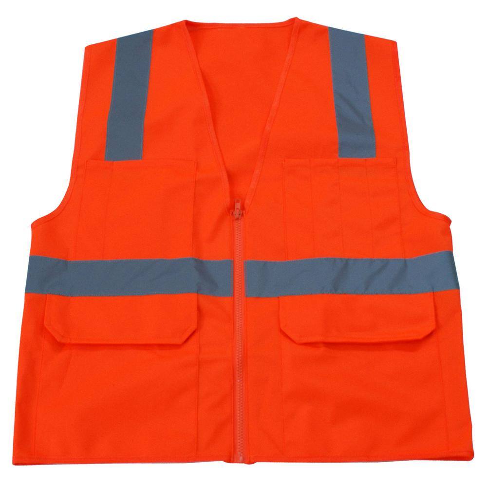 High Visibility Surveyor’s 4XL Orange Safety Vest - Hercitys