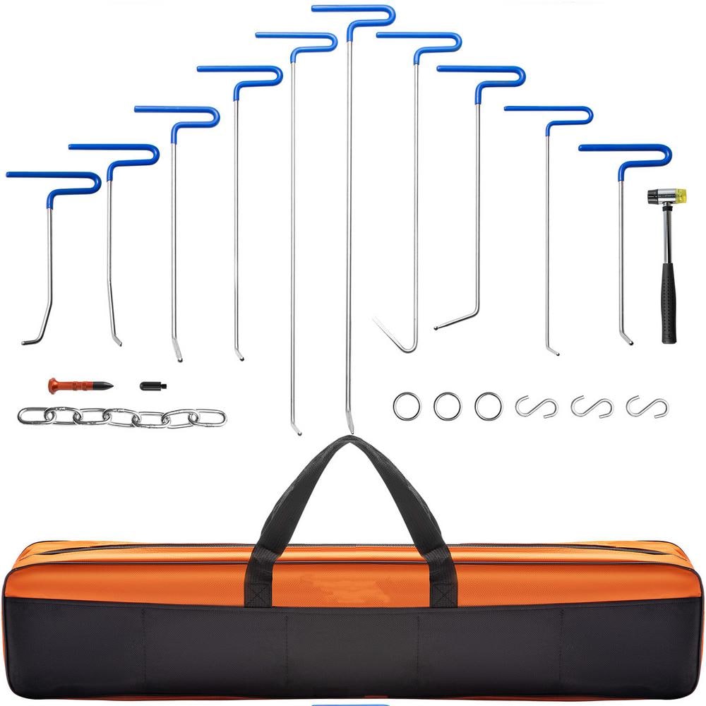 Rods Dent Removal Kit, 20 Pieces Paintless Dent Repair Rods, Stainless Steel Dent Rods, Whale Tail Dent Repair Tools - Hercitys