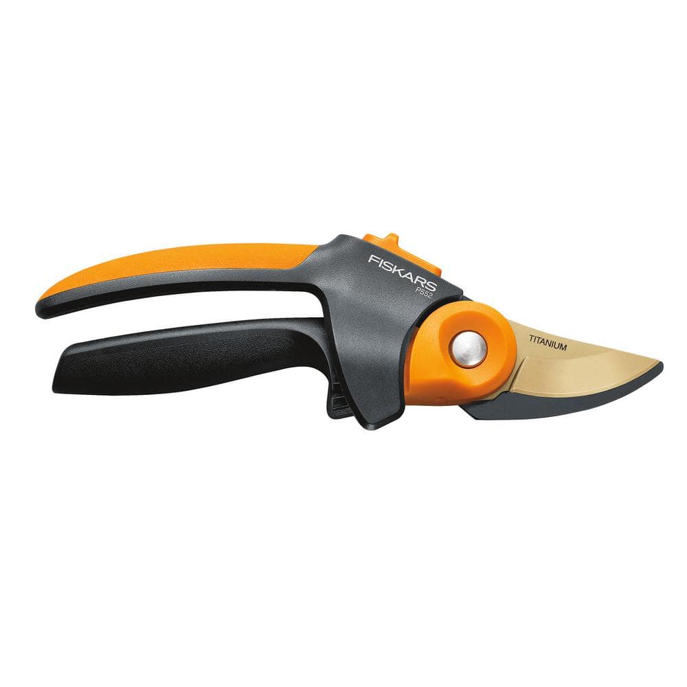 PowerGear2 3/4 in. Cut Capacity Titanium Coated Blade with SoftGrip Handle Bypass Hand Pruning Shears - Hercitys