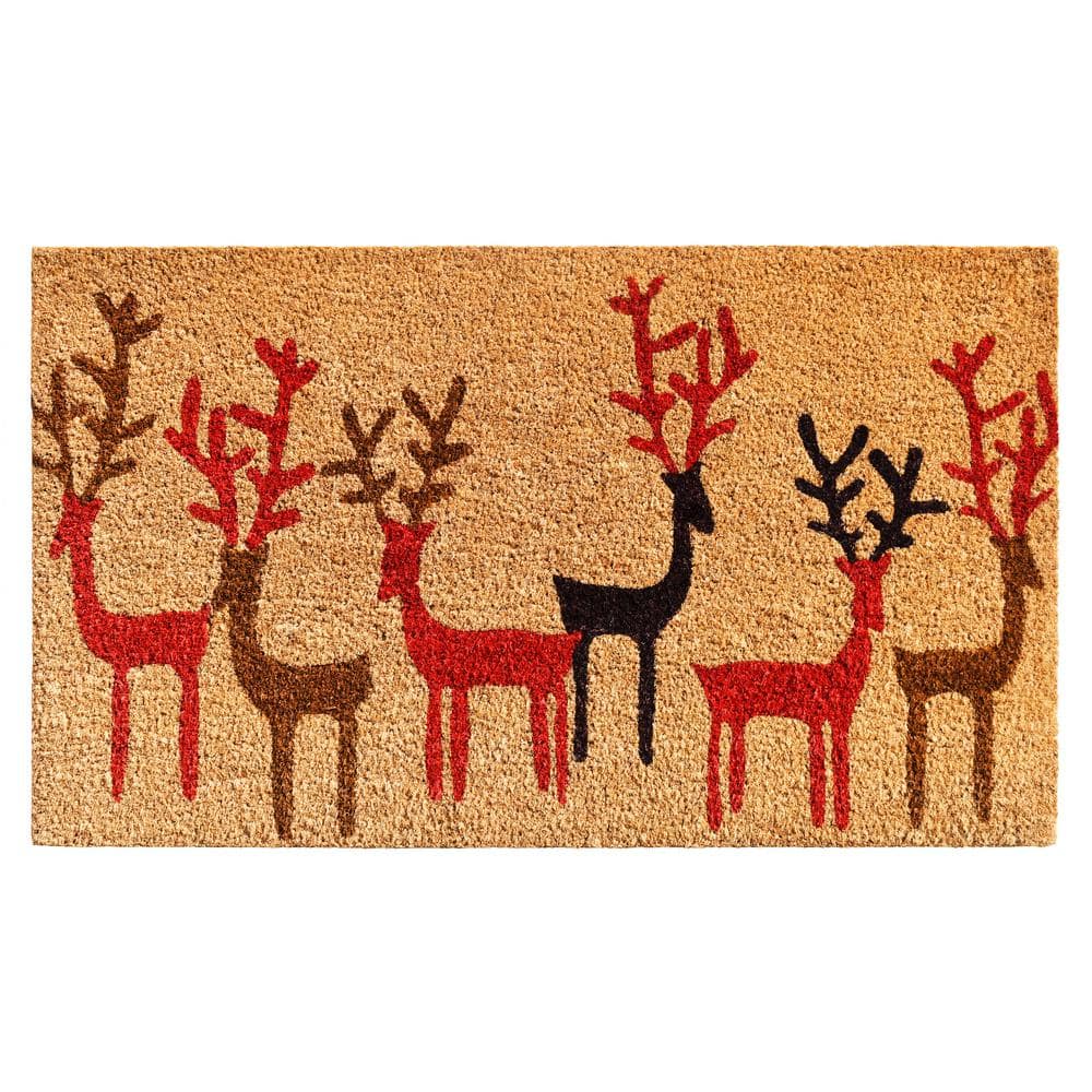 Christmas Deer Doormat - Hercitys