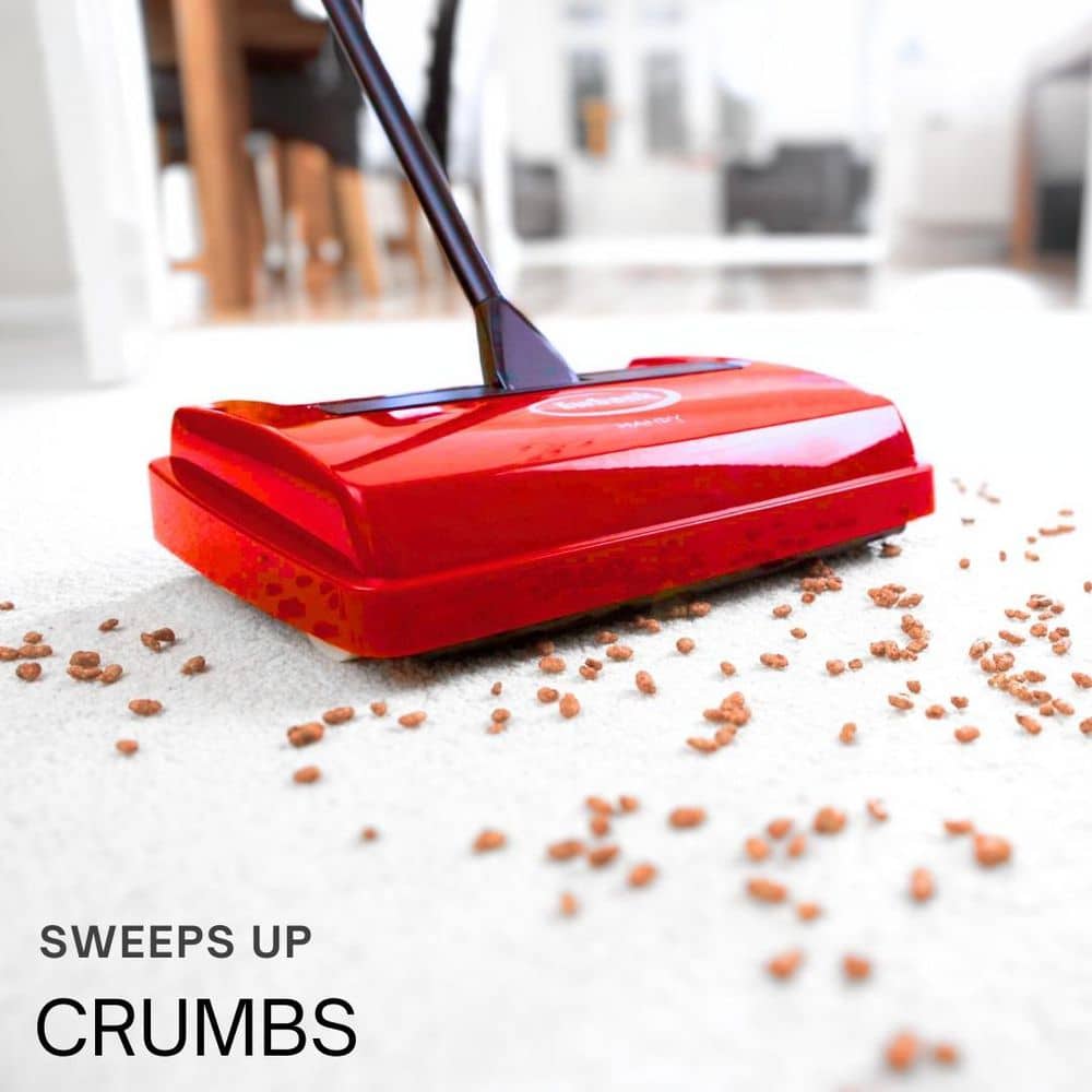 Speedsweep Non-electric Carpet Sweeper, Manual Floor Sweeper - Hercitys