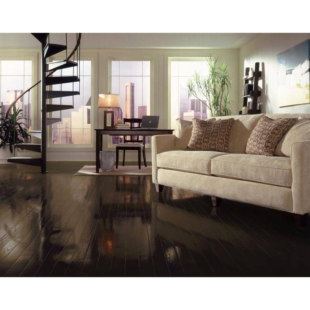 American Originals Flint Oak 3/4 in. T x 5 in. W Smooth Solid Hardwood Flooring (23.5 sq.ft./ctn) - Hercitys