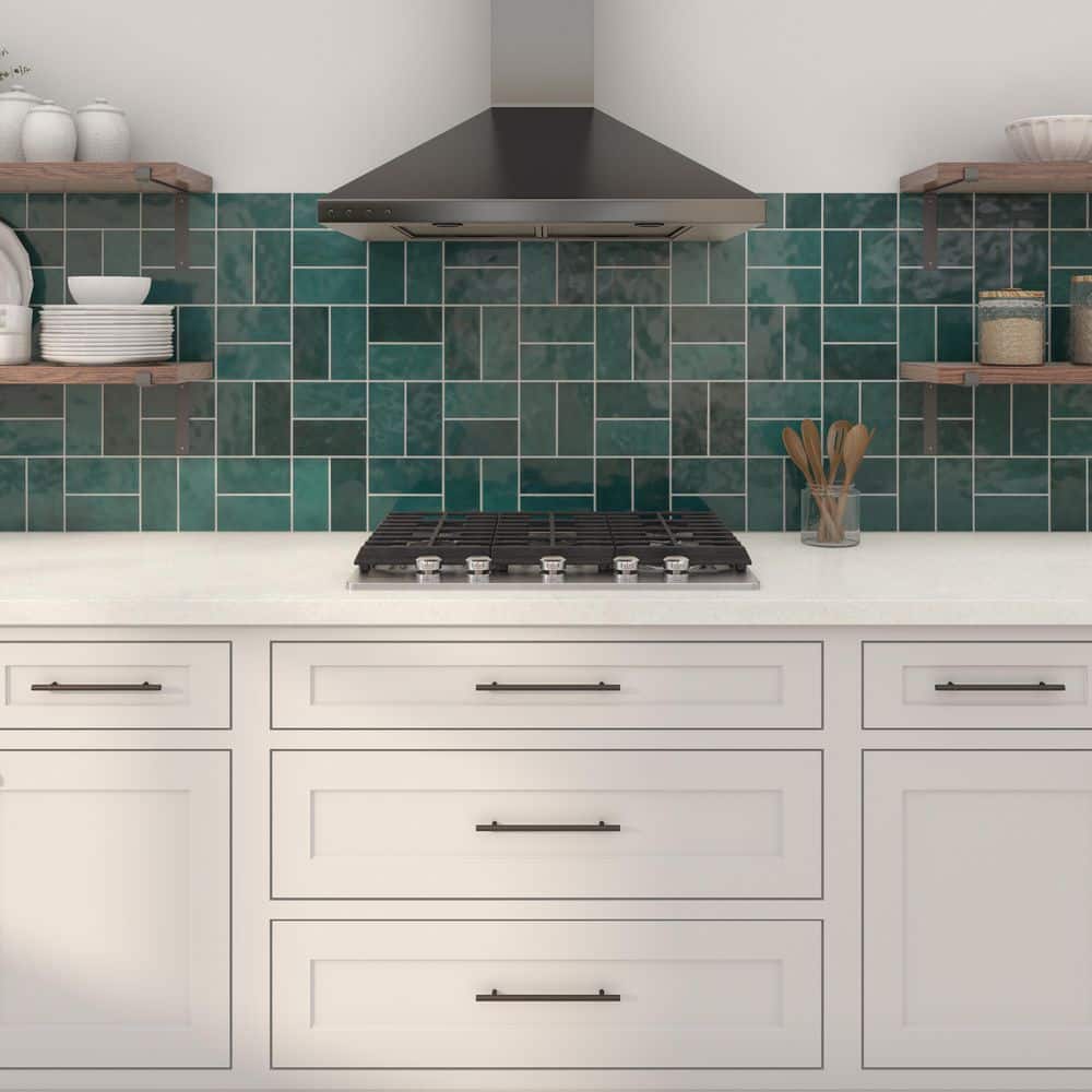 LuxeCraft Mystique 3 in. x 6 in. Glazed Ceramic Wall Tile (12 sq. ft./Case) - Hercitys