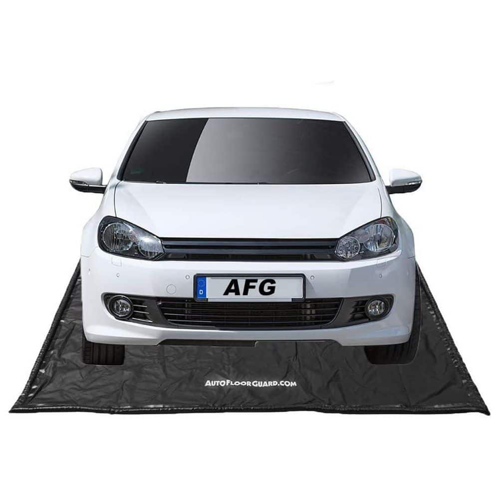 AutoFloorGuard 7.75 ft. W x 16 ft. L Compact Size PVC Debris Garage Containment Mat - Hercitys