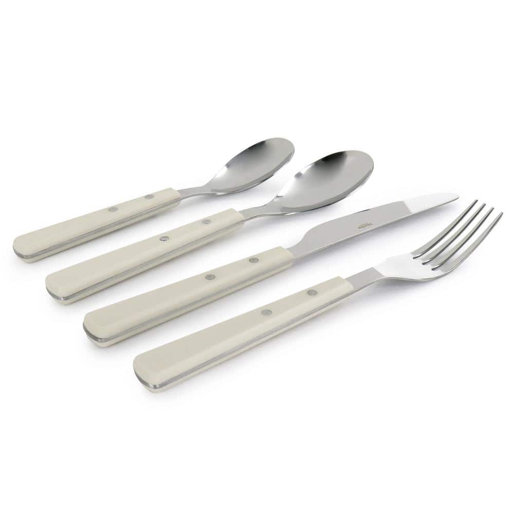 Martha Stewart Garden Cottage 16 Piece Stainless Steel Flatware Set Service for 4 - Hercitys