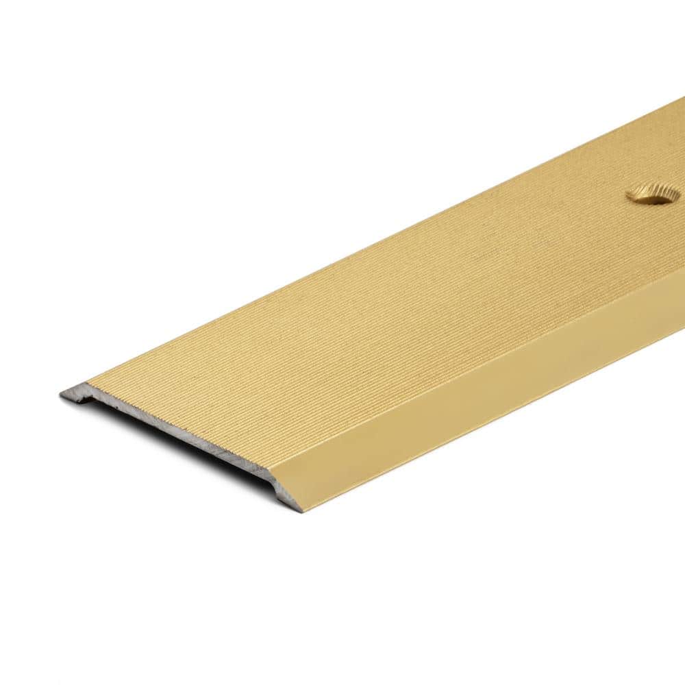 Satin Gold 2-1/2 x in. x 36 in. Seam Binder Transition Strip - Hercitys