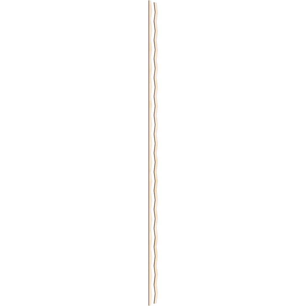 Eastport 94 in. H x 0.25 in. W Slatwall Panels in Birch 44-Pack - Hercitys