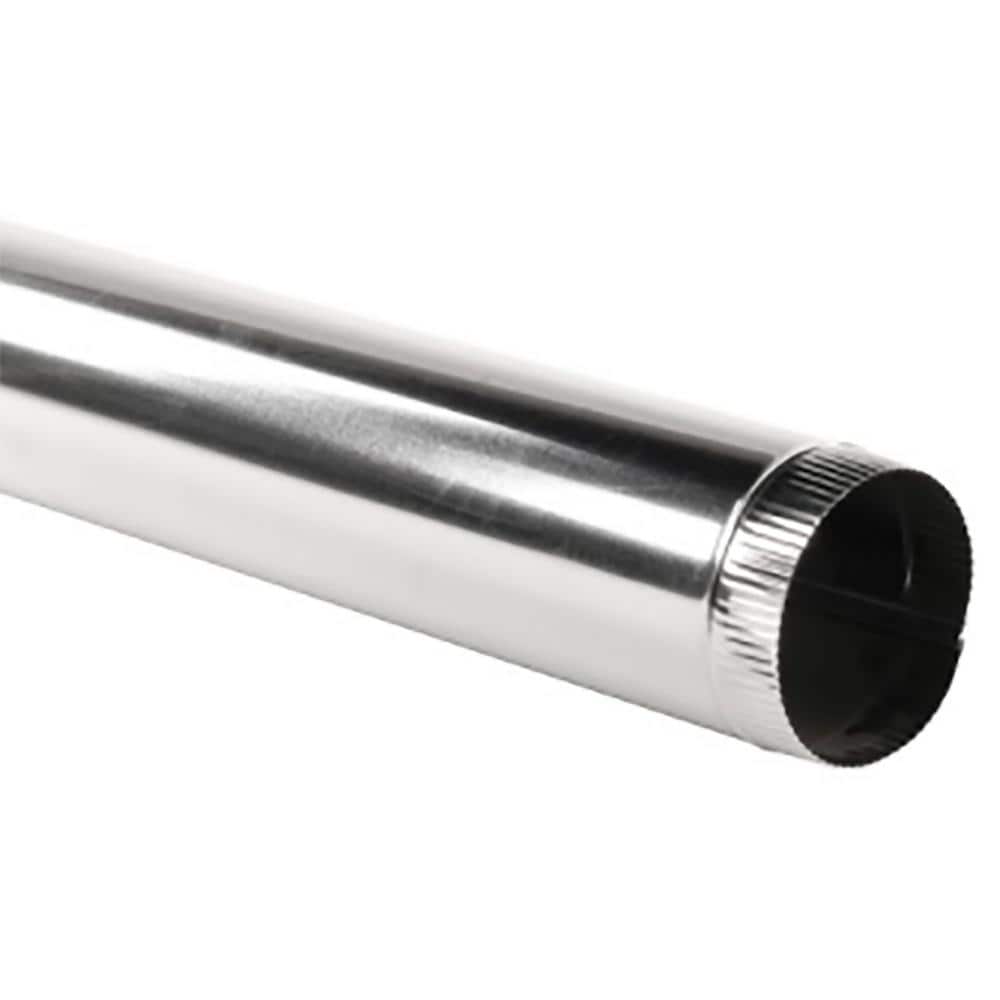 8 in. x 36 in. Round Metal Duct Pipe - Hercitys