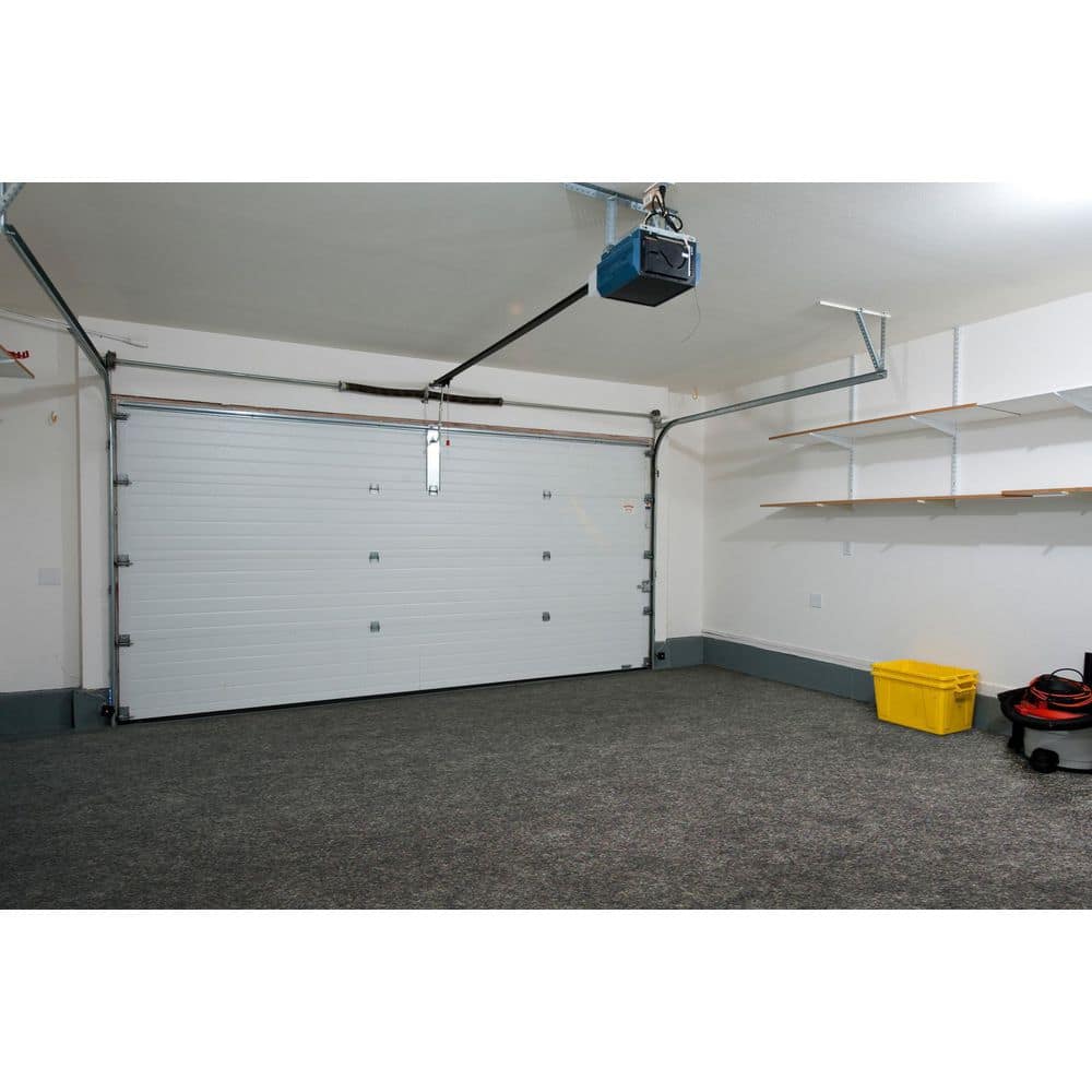 Garage Floor Mat 7 ft. 4 in. W x 20 ft. L Charcoal Commercial/Residential Absorbent Waterproof Garage Flooring Rolls - Hercitys