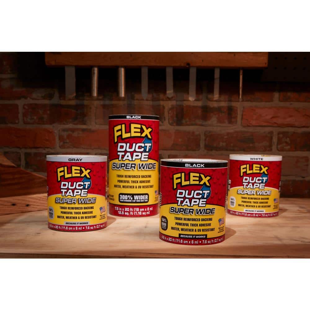 Flex Duct Tape Gray 7.50″ x 20′ (3-Pack) - Hercitys