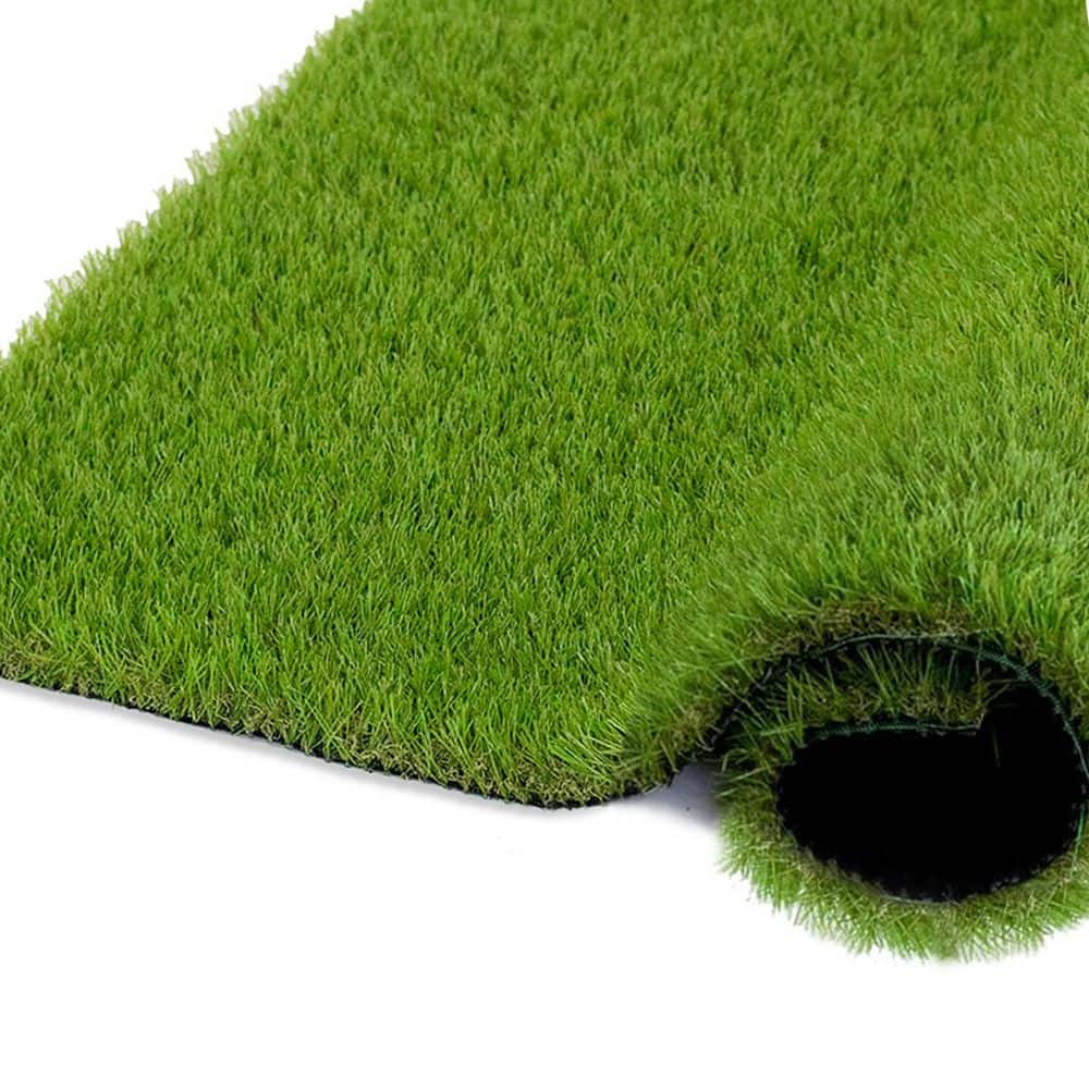 ECO 1.38 Pile Height 10 ft. W x Cut to Length Green Artificial Grass Turf - Hercitys