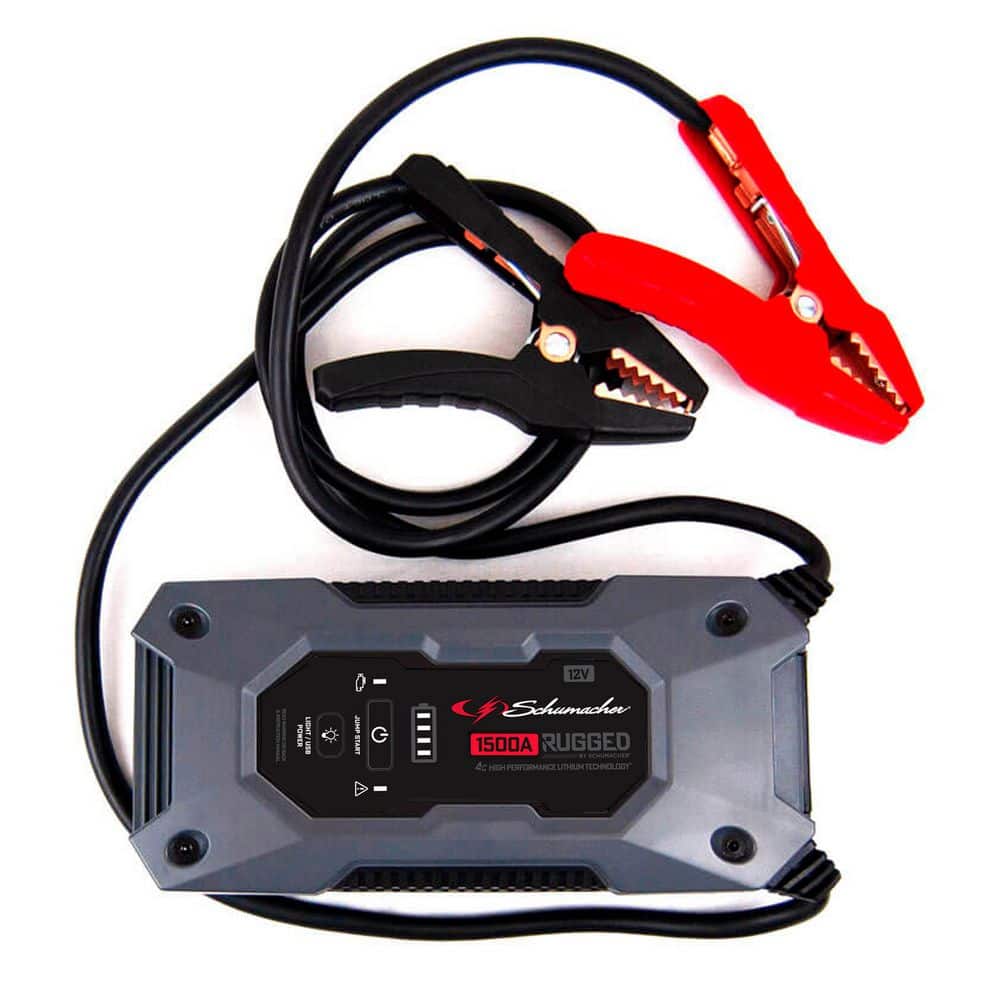 Rugged Lithium Automotive 12 Volt 1500 Amp Portable Jump Starter and Power Bank - Hercitys
