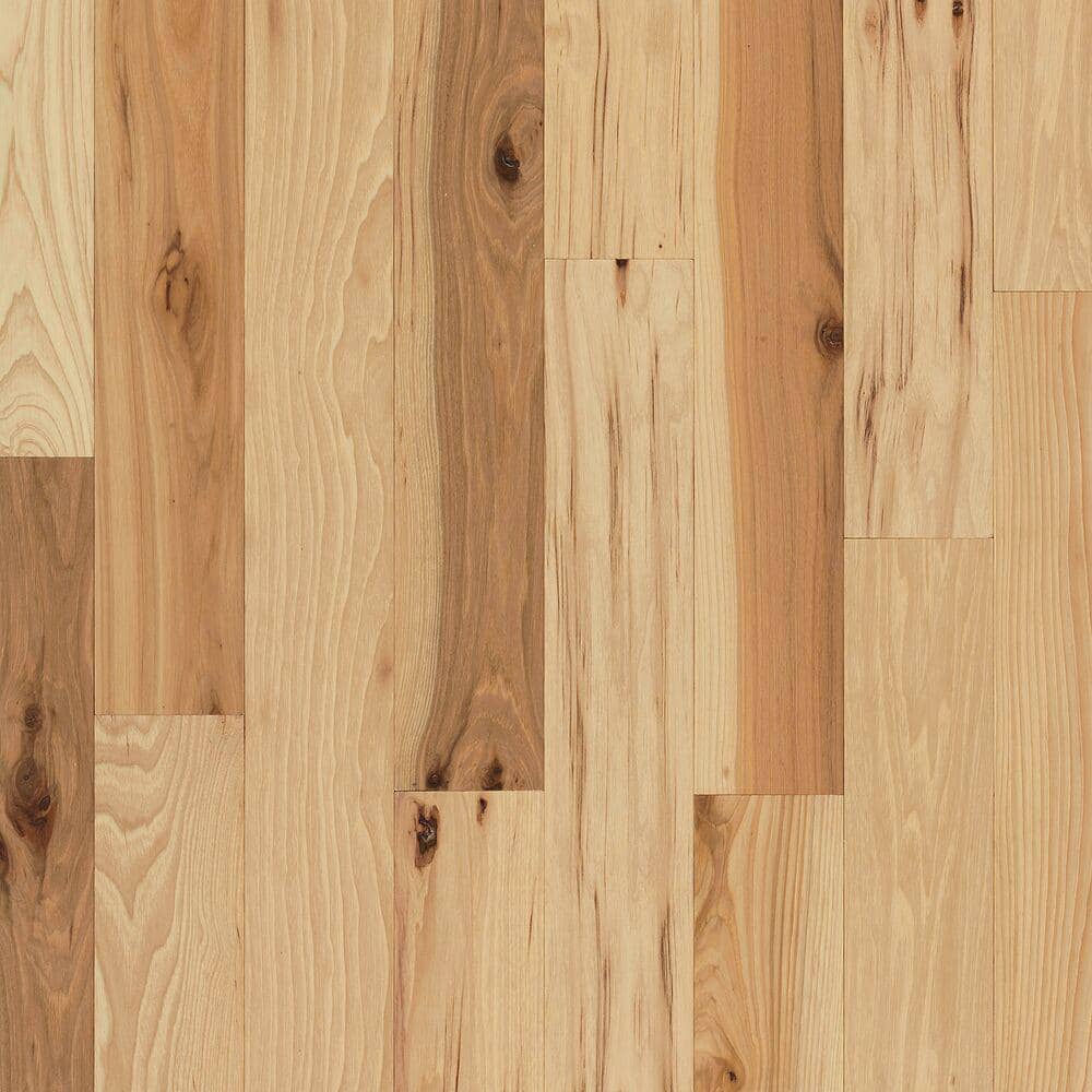 American Home Rustic Natural Hickory 3/4 in. T x 3-1/4 in. W Smooth Solid Hardwood Flooring (22 sq.ft./ctn) - Hercitys