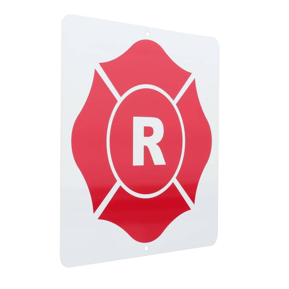 9 in. x 9 in. Roof Truss Aluminum R-Sign - Hercitys