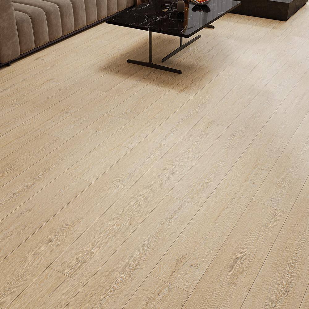 Blissful Prague 13 mm T x 7.6 in. W Waterproof Laminate Wood Flooring (17.73 sq. ft./Case) - Hercitys