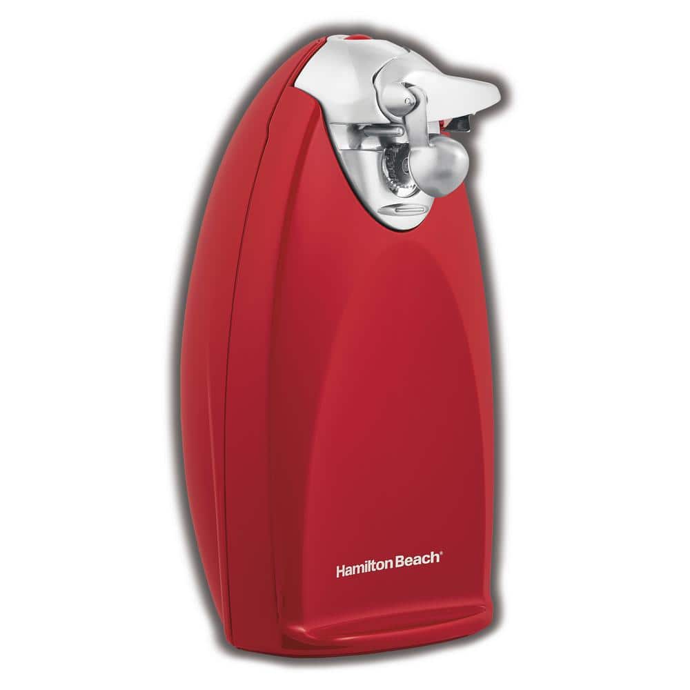 Red Electric Classic Chrome Heavyweight Can Opener - Hercitys