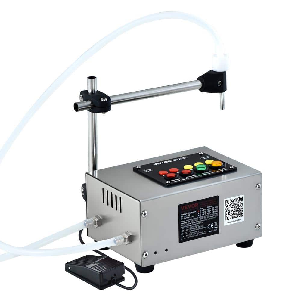 Liquid Filling Machine 10-4000ml Filling Capacity Automatic Bottle Filler Machine Digital Control (Single Nozzle) - Hercitys