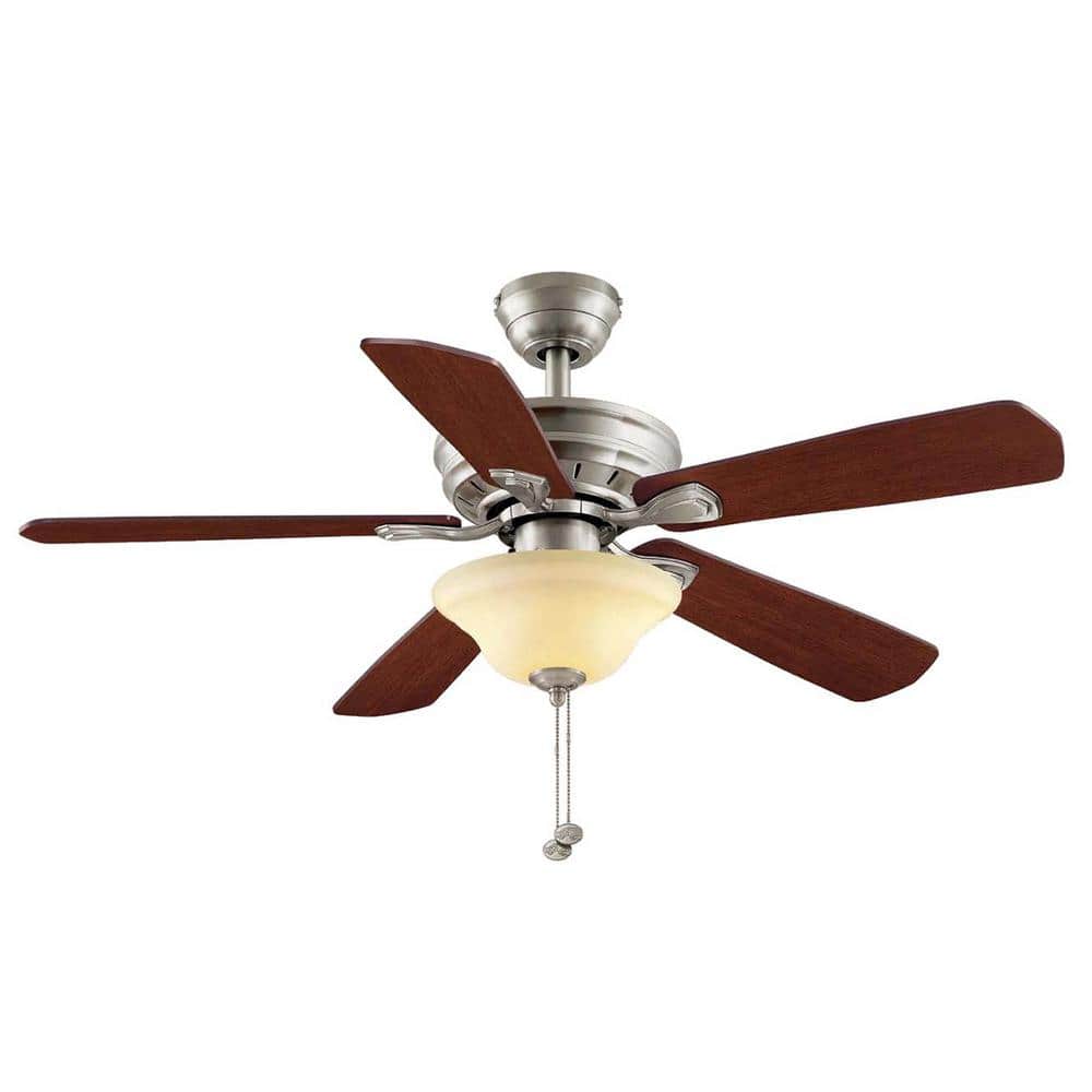 Replacement Blades for 44 in. Wellston Brushed Nickel Ceiling Fan (Set of 5) - Hercitys