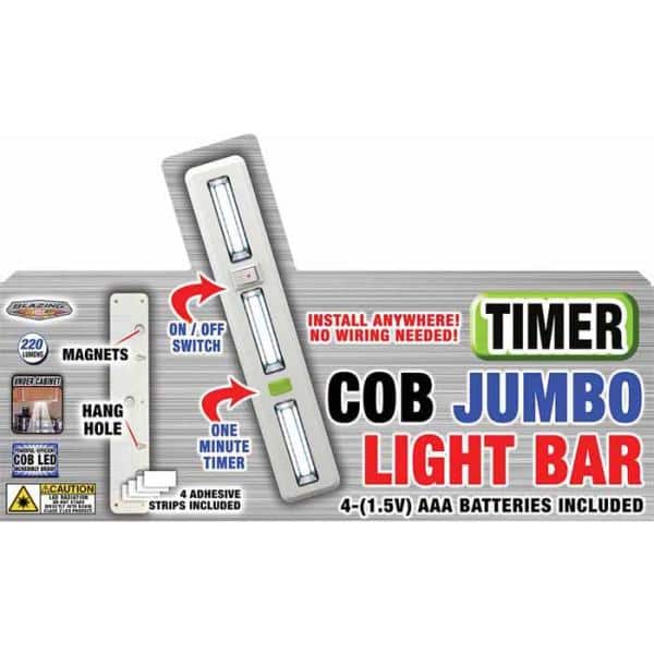 COB Jumbo Timer Light Bar (4-Pack) - Hercitys