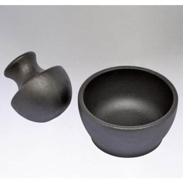 Manu Cast Iron Mortar, 4 in. x 3 in. Dia. - Hercitys