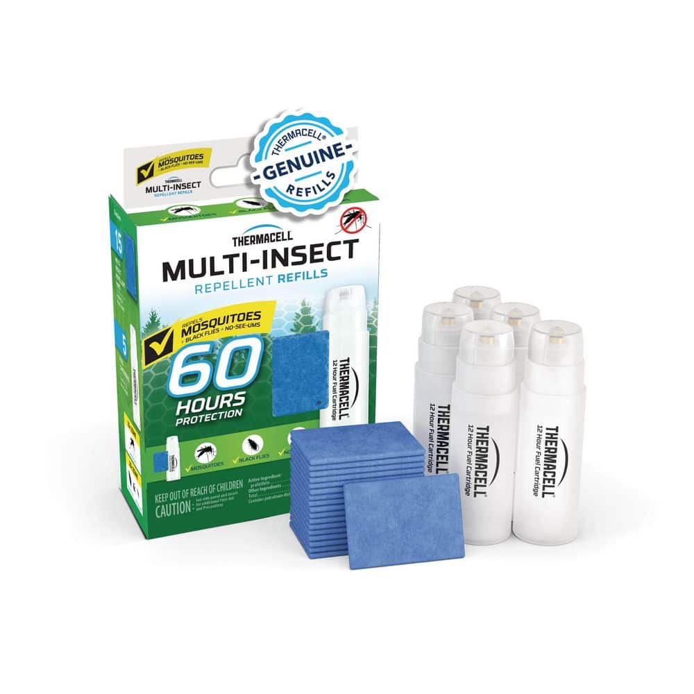 Outdoor Multi-Insect Repeller Refill Kit with 60-Hour Coverage and Deet Free - Hercitys