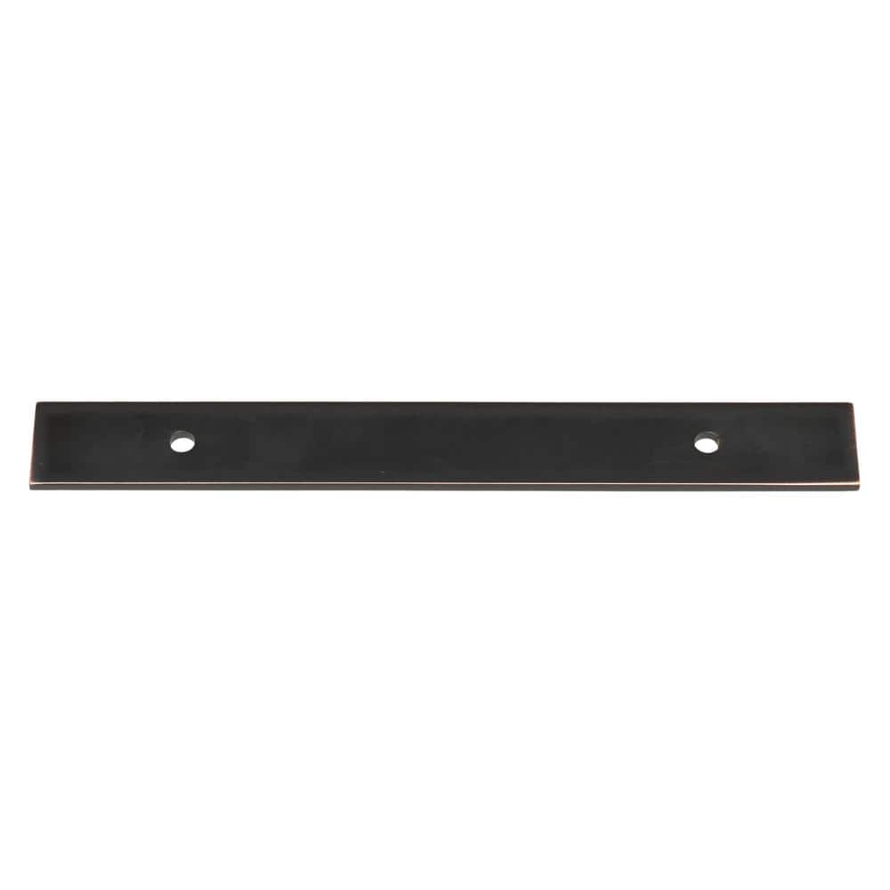 8-1/2 in. Squared Cabinet Backplate 6-1/4 in. Center to Center, 8342-128-ORB - Hercitys