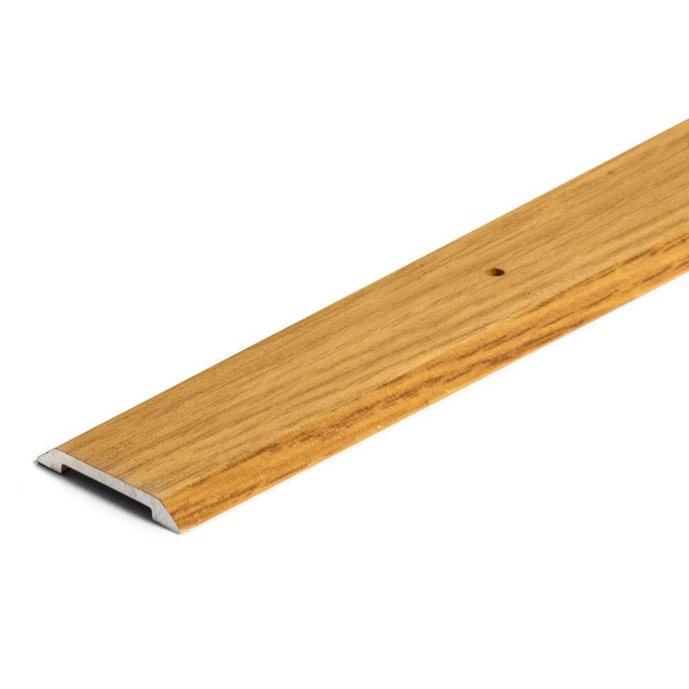 Oak Hardwood 1-3/8 in. x 36 in. Aluminum Seam Binder Transition Strip - Hercitys