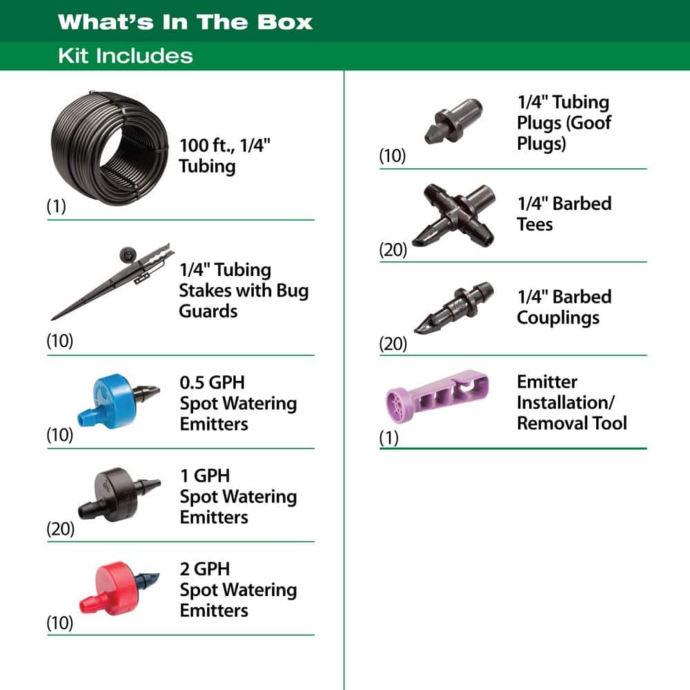 Drip System Expansion and Repair Kit in a bag - Hercitys