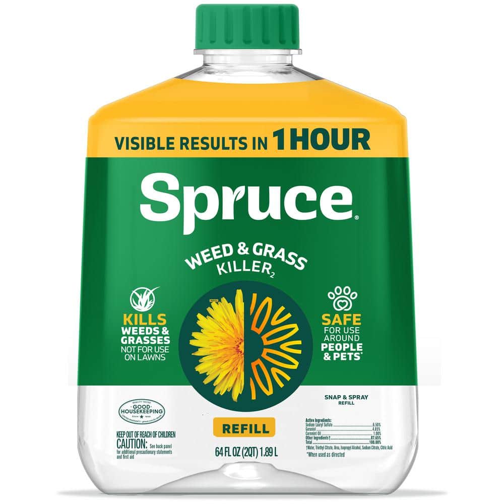 64 oz. Snap and Spray Weed and Grass Killer Refill - Hercitys