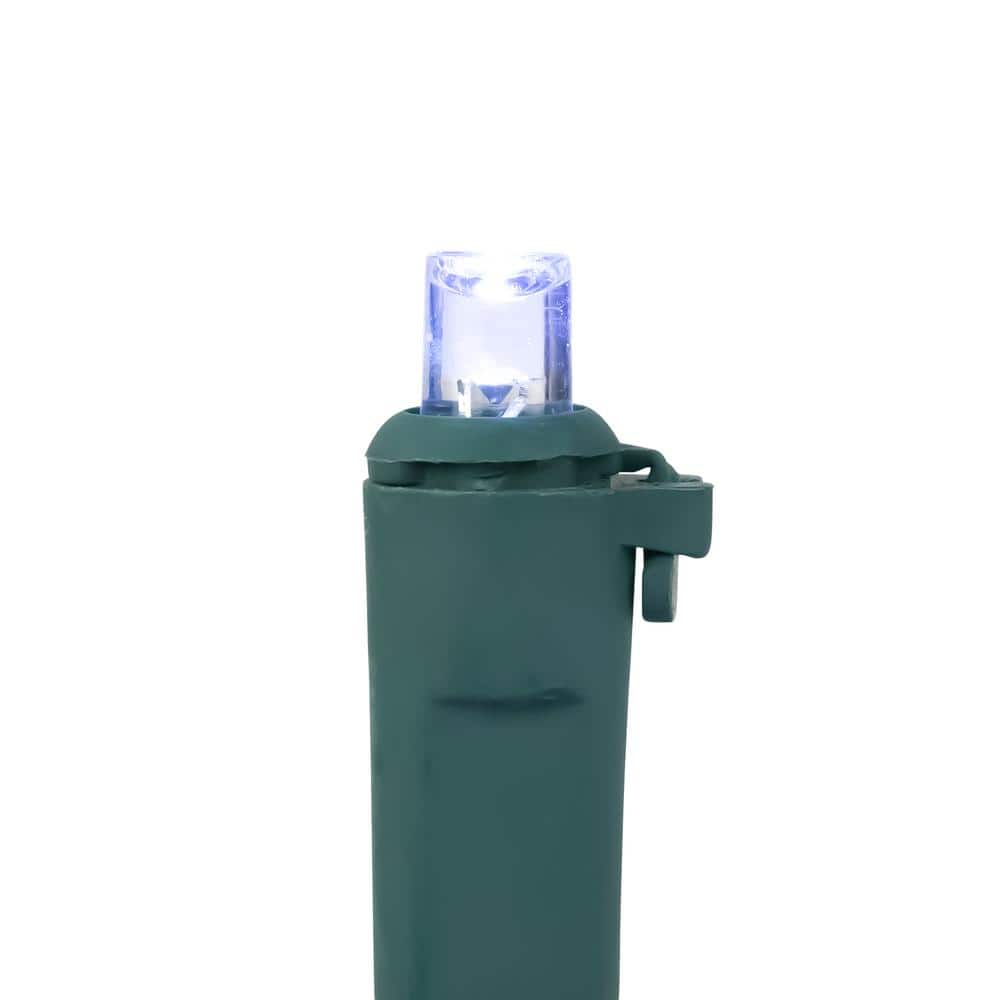 Set of 50 Red and White LED Wide Angle Christmas Lights – Green Wire - Hercitys