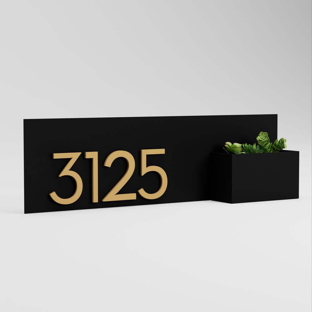 Vista View Rectangle Address Planter - Hercitys