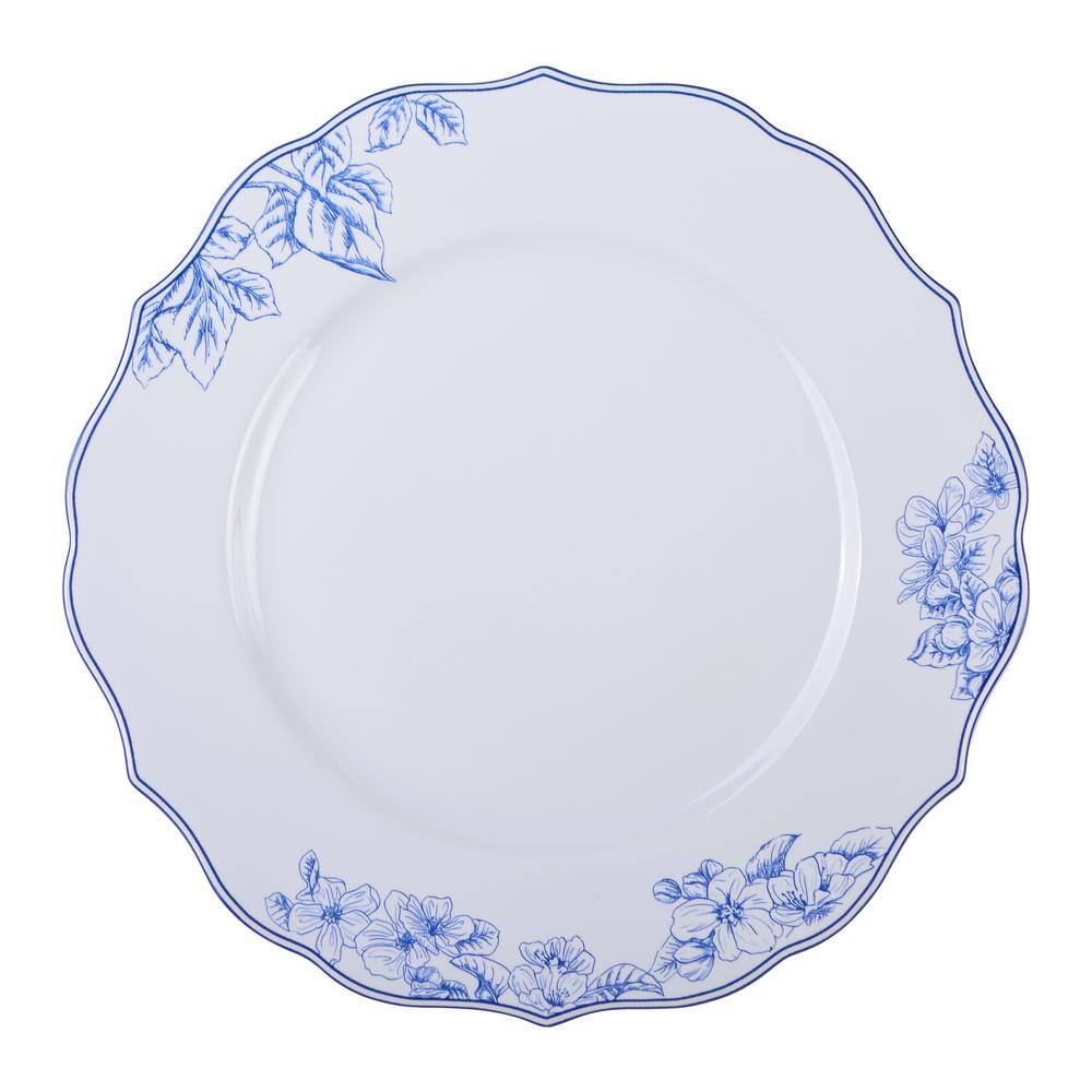 Hudson Valley 12-Piece Traditional Porcelain Green and White Dinnerware Set (Service for 4) - Hercitys