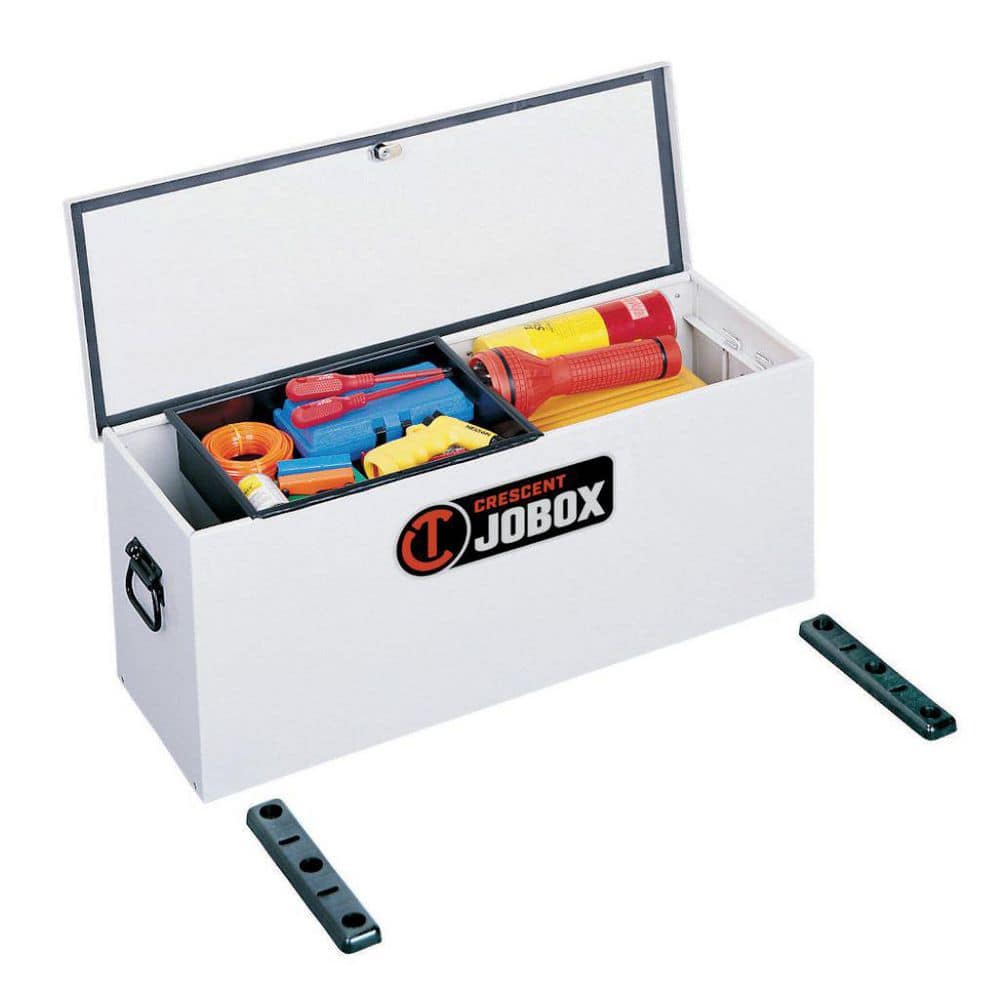 Jobox 32-5/8 in. Long Steel Portable Lock-Down Hopper Utility Chest - Hercitys