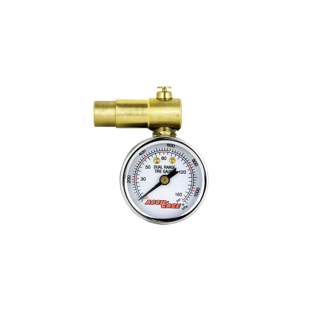 Bike Tire Pressure Gauge Schrader Valve with Bleeder Valve 160 PSI - Hercitys