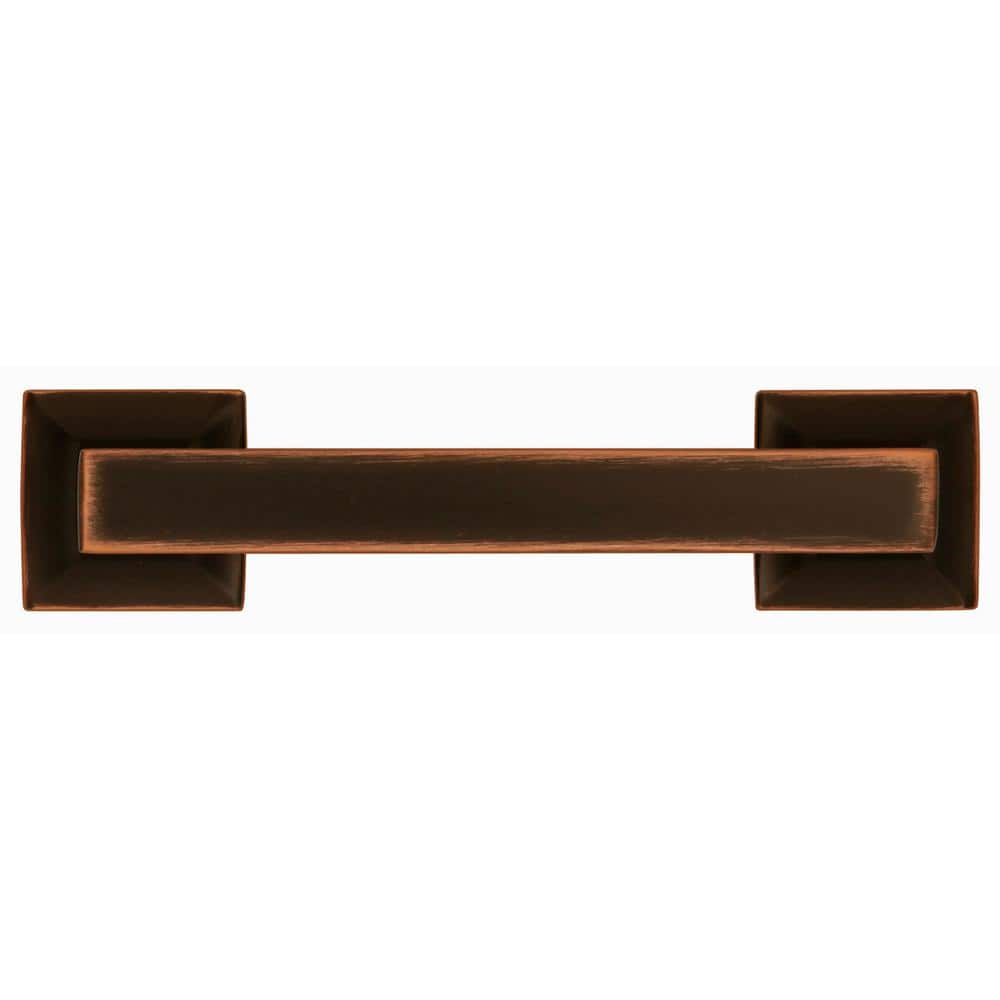 Studio Collection 3 in. (76 mm) Oil-Rubbed Bronze Highlighted Cabinet Door and Drawer Pull (10-Pack) - Hercitys