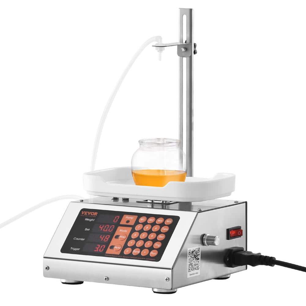 Liquid Filling Machine 5-50 g Weighing Capacity Automatic Bottle Filler Machine with Peristaltic Pump (Single Nozzle) - Hercitys