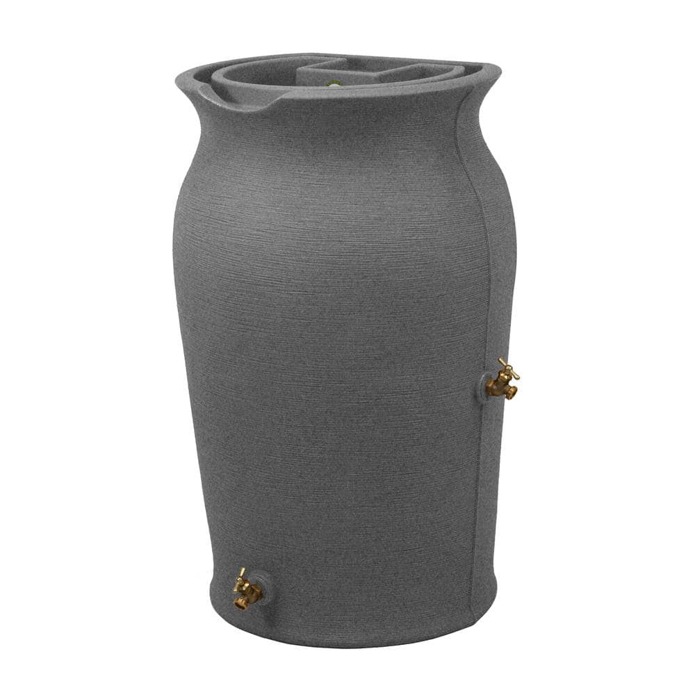 Impressions Amphora 50 Gal. Rain Saver in Dark Granite - Hercitys