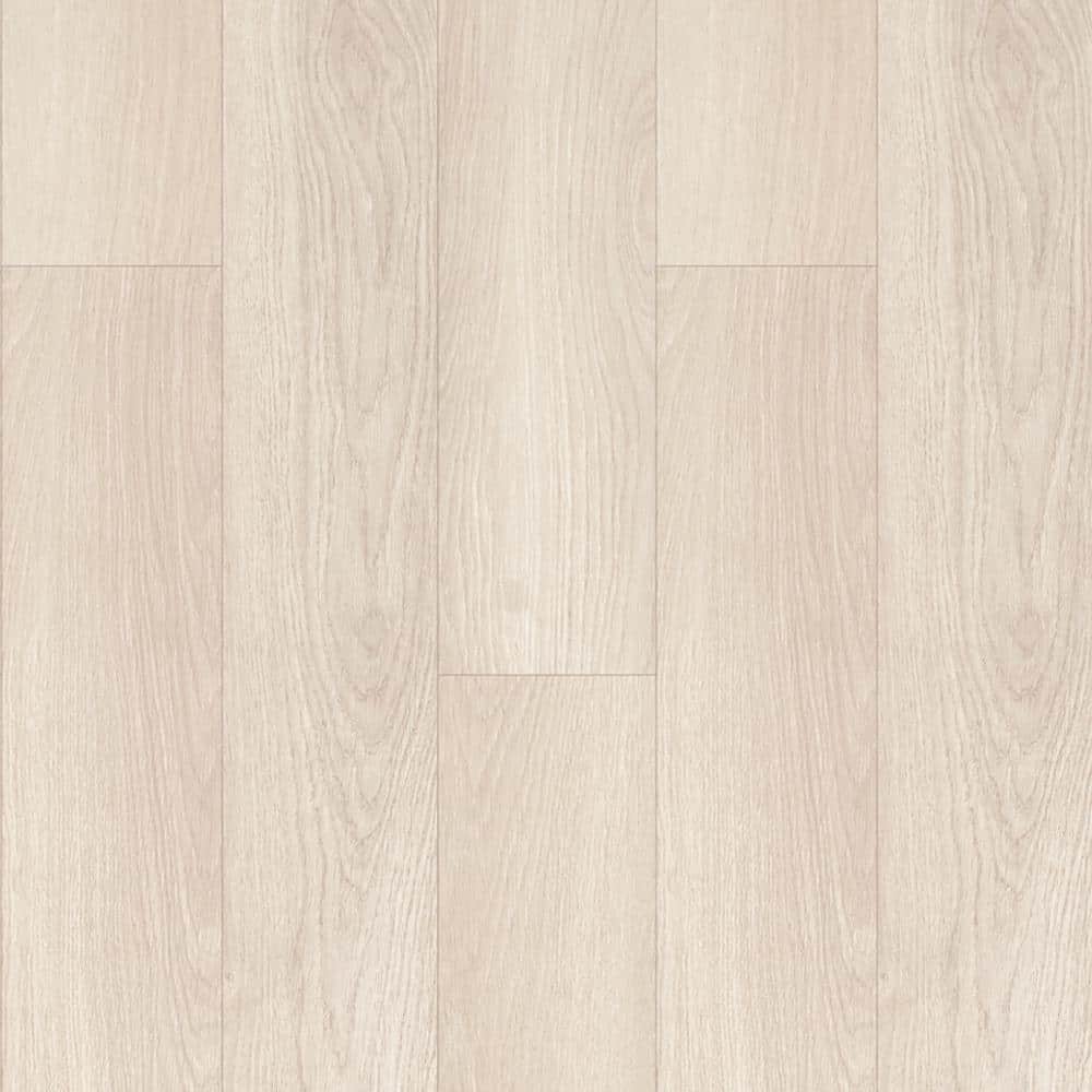 Proteco+ Platinum White Oak EIR 12mm T x 6.41″ W Uniclic HDF AC4 Waterproof Laminate Wood Flooring (21.2 sq. ft./Case) - Hercitys